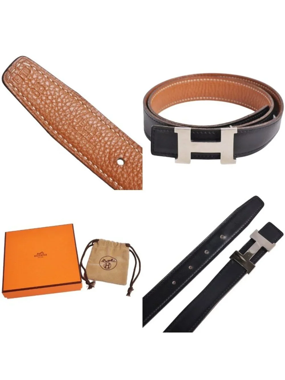 Hermes Belt Leather Reversible